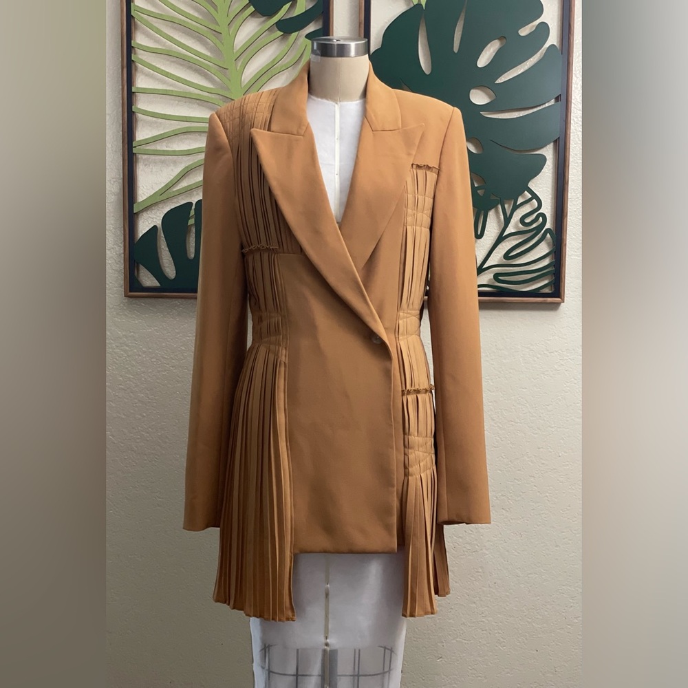 Jonathan Simkhai Pleated Jacket - image 3